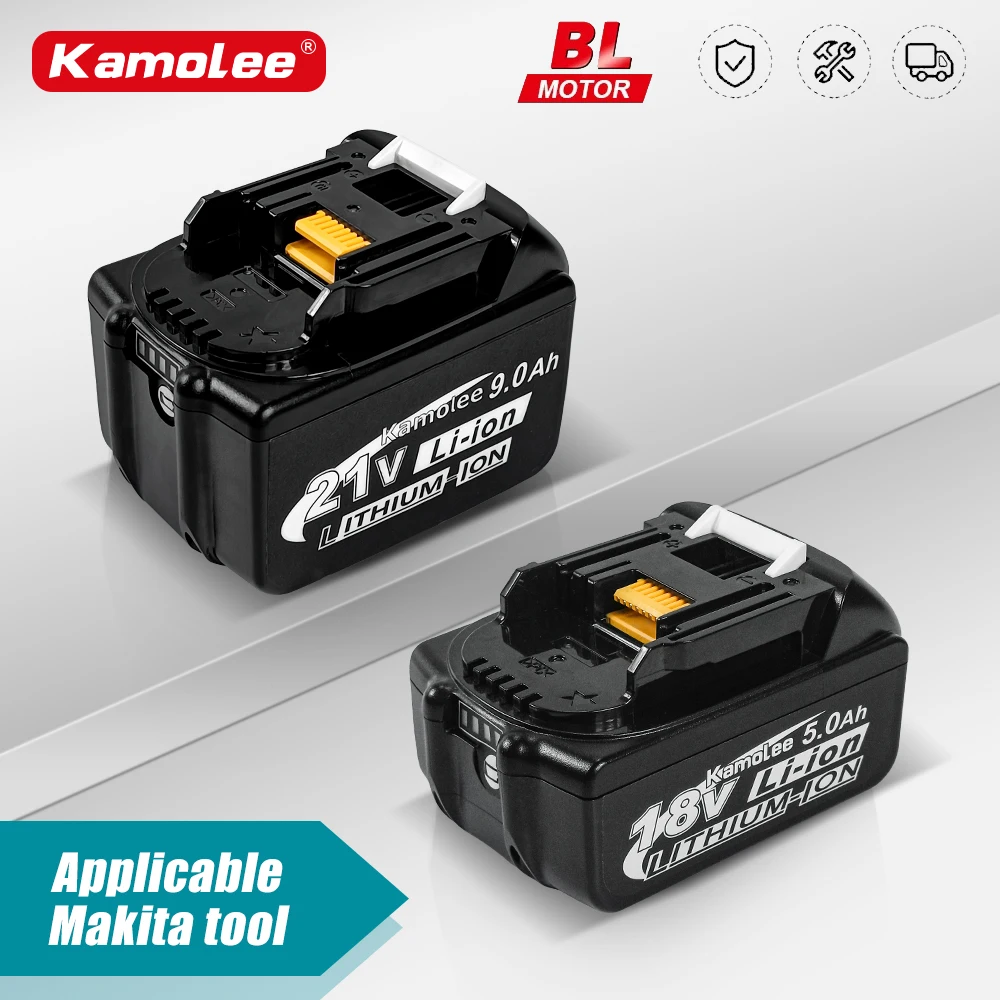 Kamolee 18V 9000mAh Li-ion Battery BL1860 Hand drill Battery Power tools Support Kamolee Makita Power tools