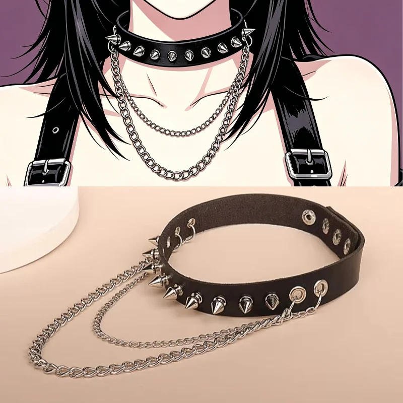 Nana Anime Merchandise - アニメ大崎ナナコスプレネックレスゴシックパンクチェーンネックレスネックストラップコスプレチョーカーユニセックスジュエリーアクセサリー