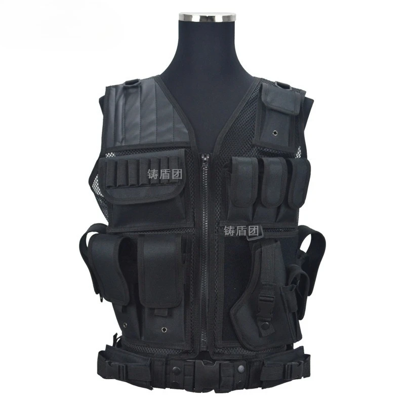 Hiking and Mountain Climbing Multifunctional Vest, Breathable and Wear-resistant, Outdoor Training Tactical Protection Vests