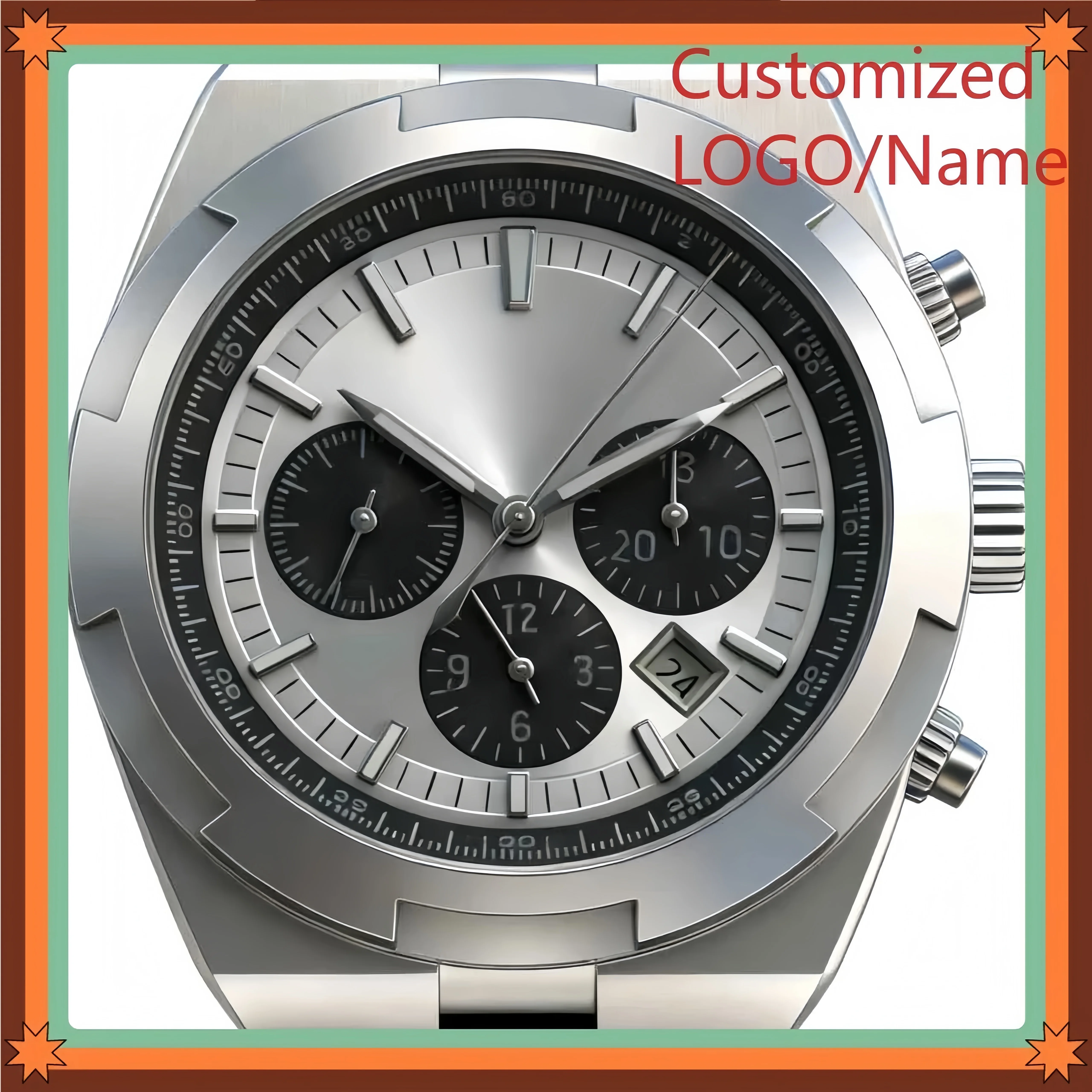 Montre pour homme 40 mm, acier 904L, mouvement mécanique automatique, montre personnalisée de style héritage exquis, boutique WWATCH
