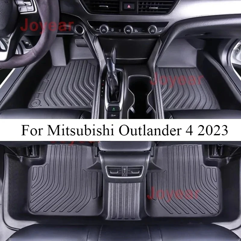 

For Mitsubishi Outlander 4 2023 Car Foot Pad Carpet Floor Mats Protective Anti-dirty Cover Mat Interior Accessories