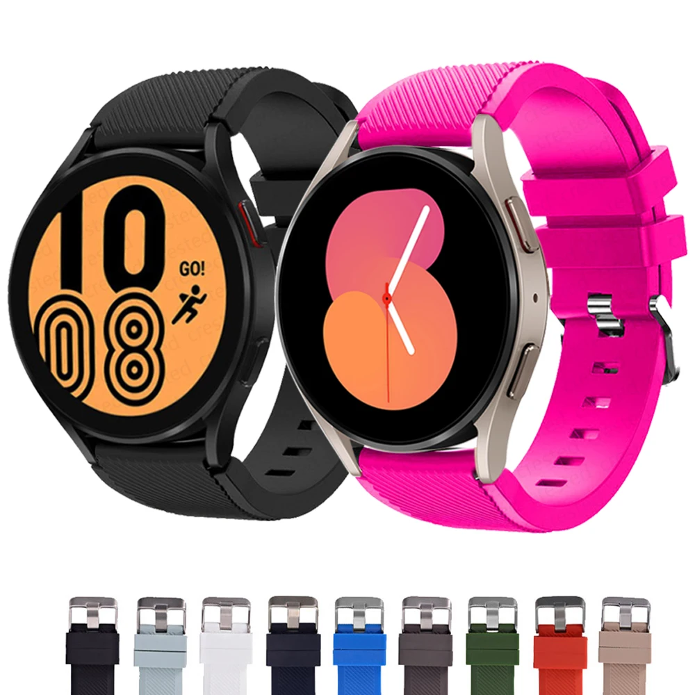20mm watch strap for samsung galaxy watch 4 5 pro 40mm 44mm strap classic 46mm 3 active 2 smartwatch bracelet correa belt 22mm image 2