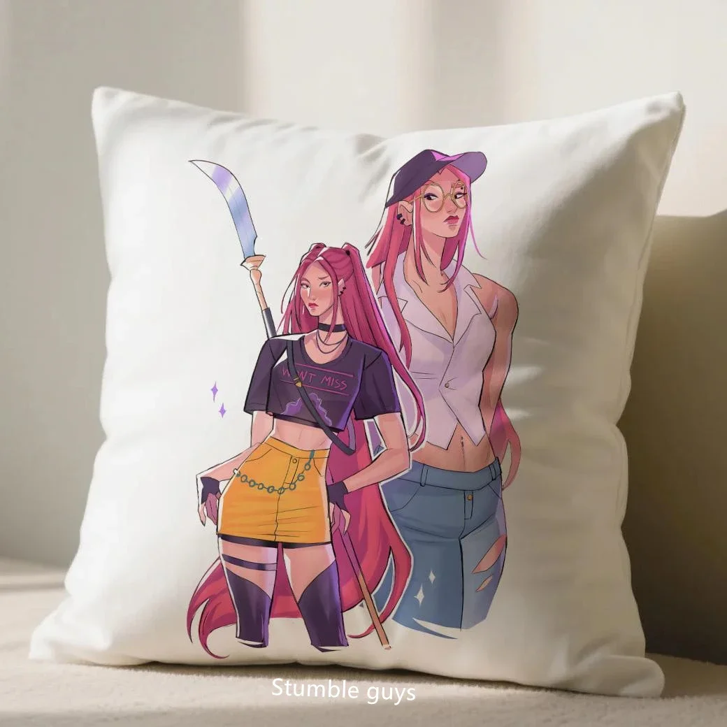 Kpop Demon Hunters Anime 45X45cm Kussensloop Sofa Kussenhoes Thuis