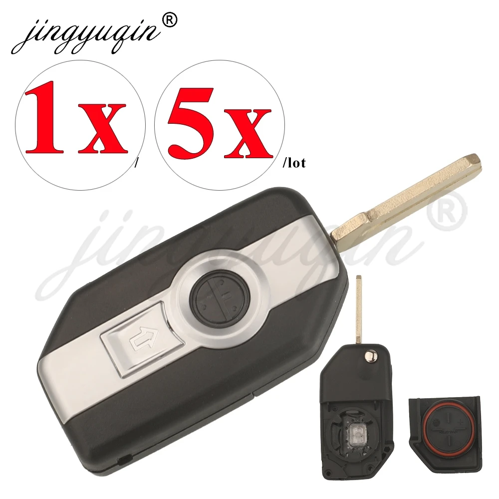 

jingyuqin Motor Key Shell for BMW Motorcycle ADV RS XR C400GT F750 F850 K1600/GT R1200/R R1250/GS F750GS F850GS Fob Housing Case