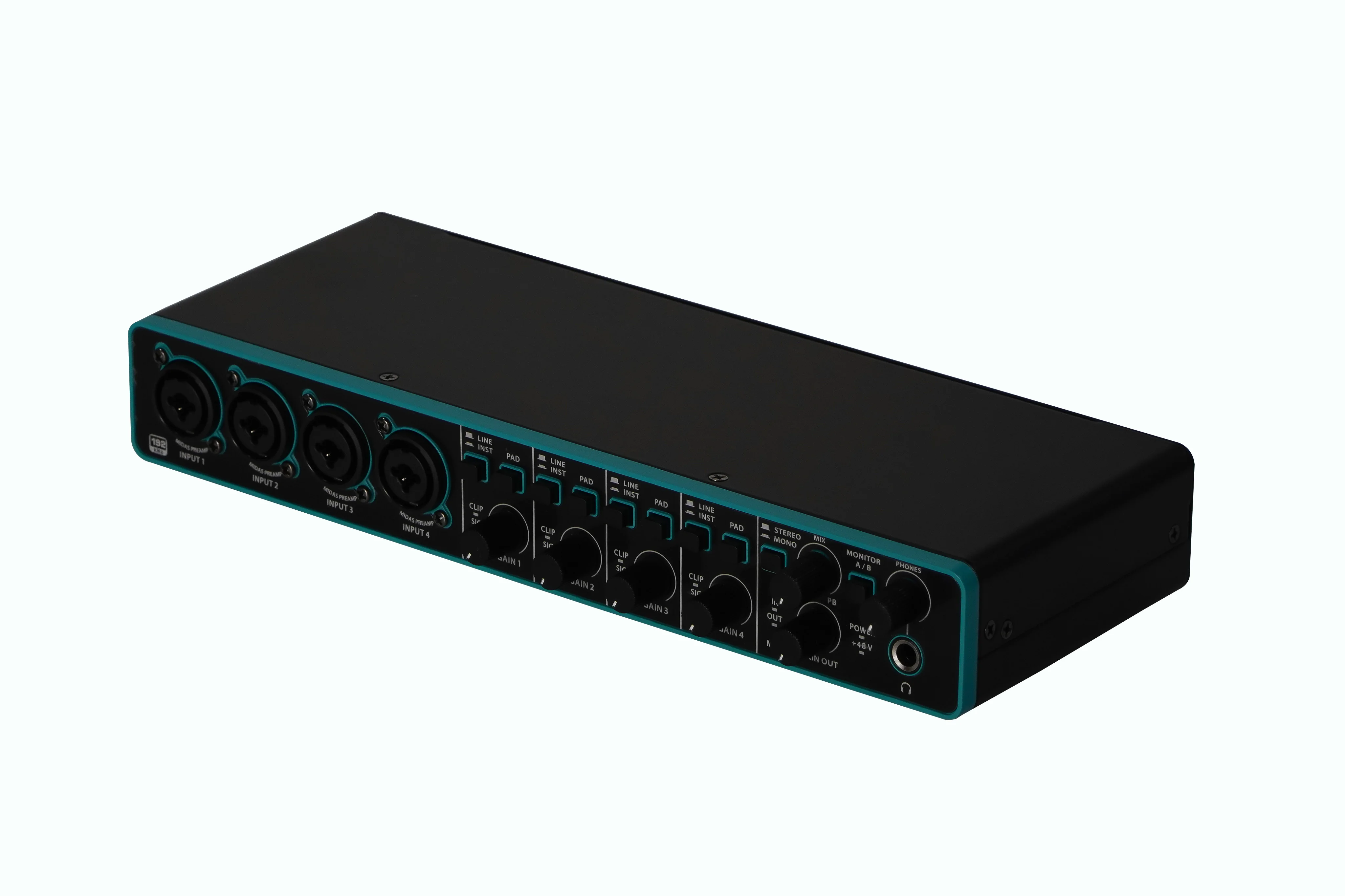 GOX*UMC404 Professional External USB 4-Channel Sound Card with Echo Sound Effects for Studio Recording Guitar Musical Instrument