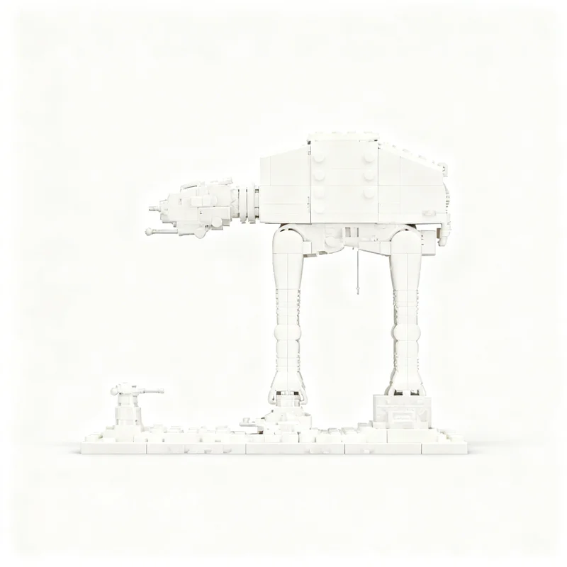 7747pcs MOC Assault On Hoth - UCS AT-AT Display Star Battle Ultimate Collector Series Model Building Blocks Christmas Gift Toy