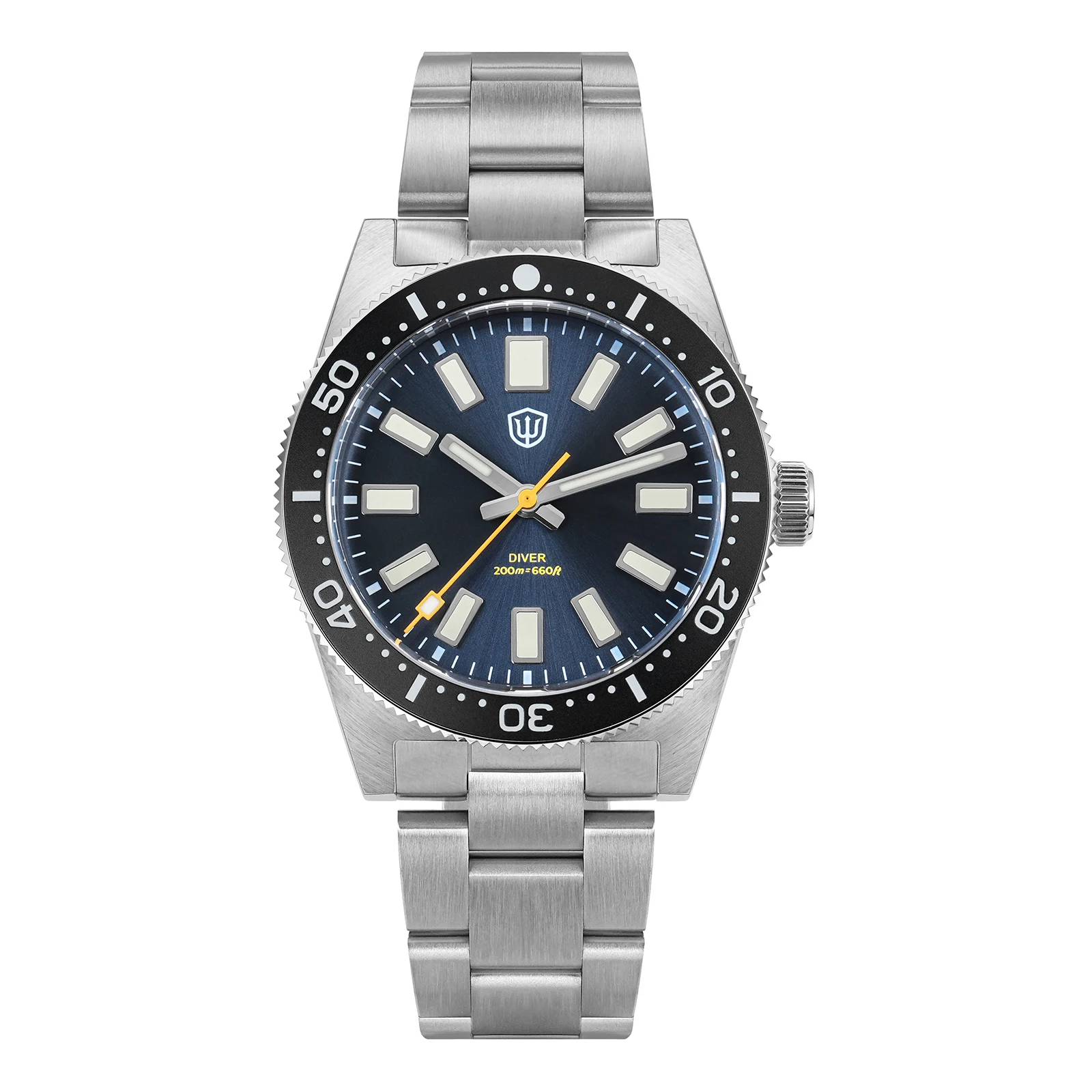Watchdives 38mm Men Watch VH31 Quartz Movement Watches Luminous 