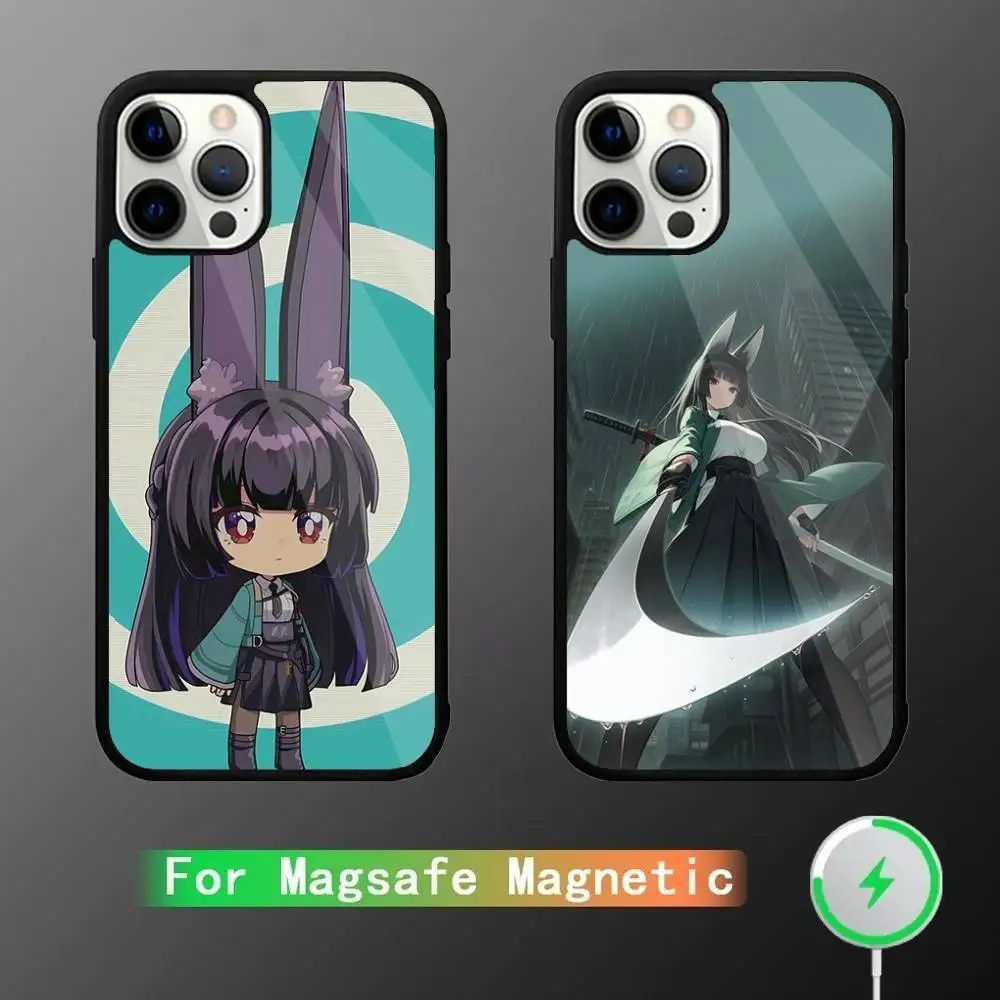 حافظة هاتف H-Hoshimi M-Miyabi ZZZ لهاتف iPhone 17,16,15,14,13,12,11,Pro,Max,Plus,Mini,SE4,E شحن لاسلكي Magsafe مغناطيسي #1