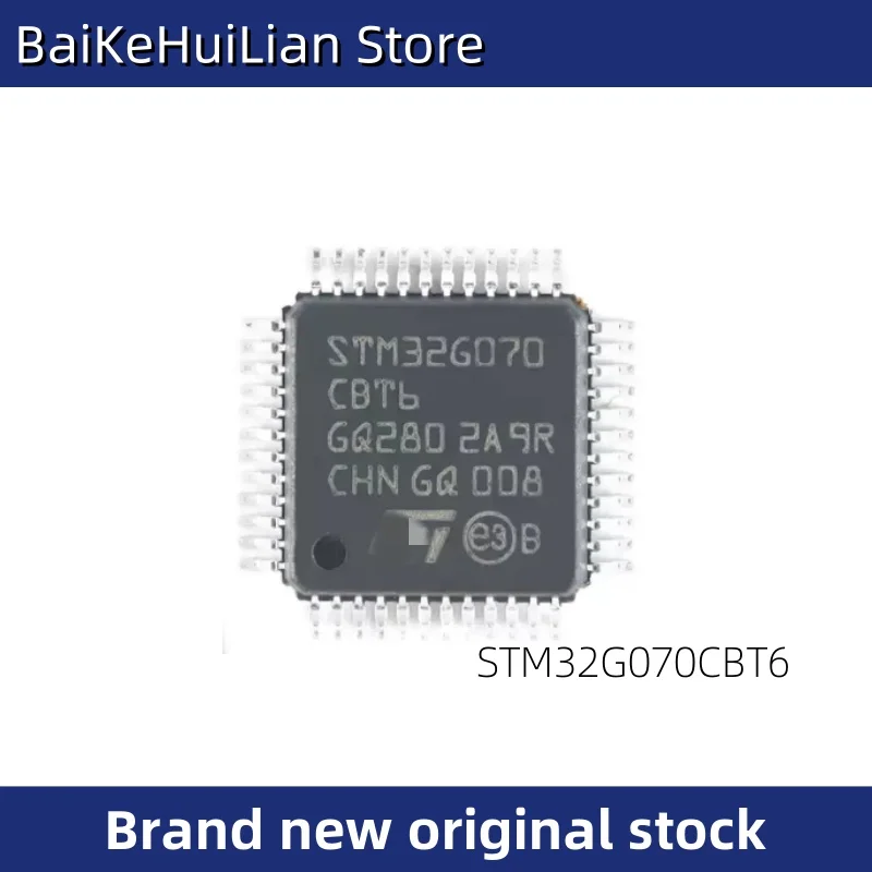 

Оригинальный подлинный STM32G070CBT6 LQFP-48ARM Cortex-M0 + 32-битный микроконтроллер MCU