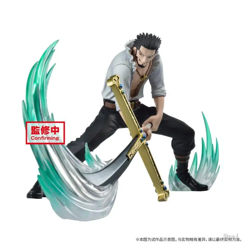 Bandai banprest original novo genuíno sem abrir uma peça dxf dracule mihawk portgas d ace macaco d luffy decoração presente