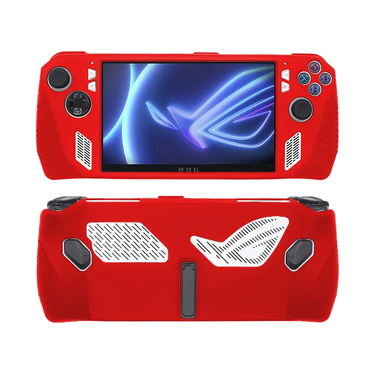 Для ROG Ally чехол для игровой приставки мягкий силиконовый защитный чехол с защитой от царапин чехол с подставкой игровые аксессуары
