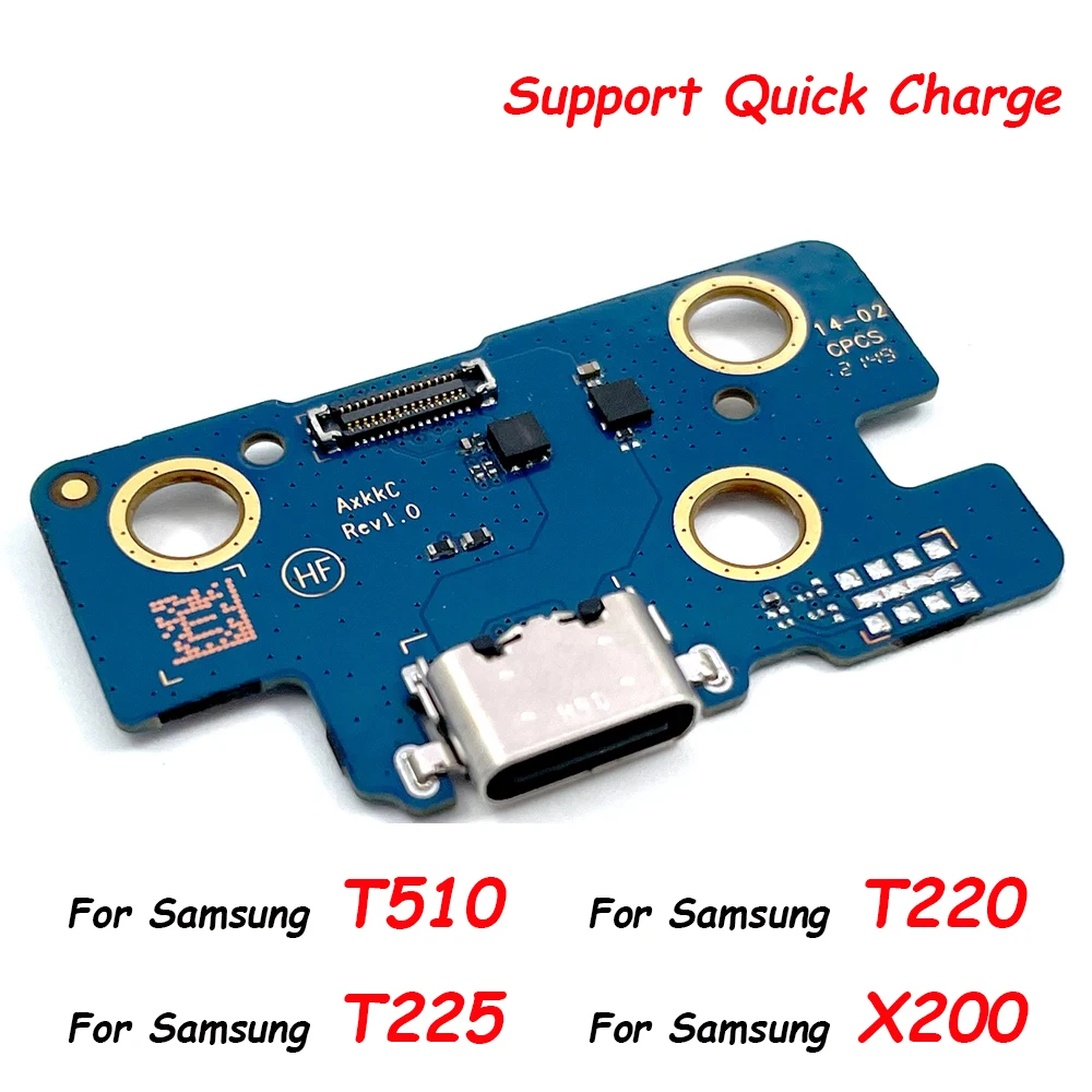 USB Charging Port Charger Board Flex Cable For Samsung Tab A7 Lite T220 T225  X200 X205 Dock Plug Connector With Microphone