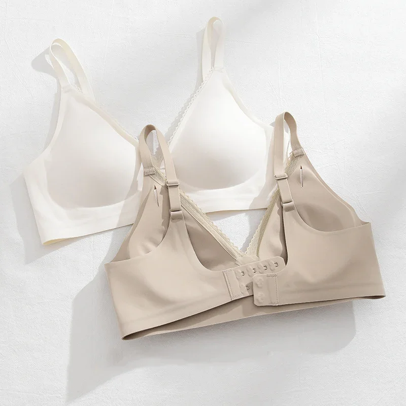 

Women Intimates Sexy Padded Bra Thin Lingerie Summer Elegant Ladies Underwear Casual Plain Daily Lace Bra