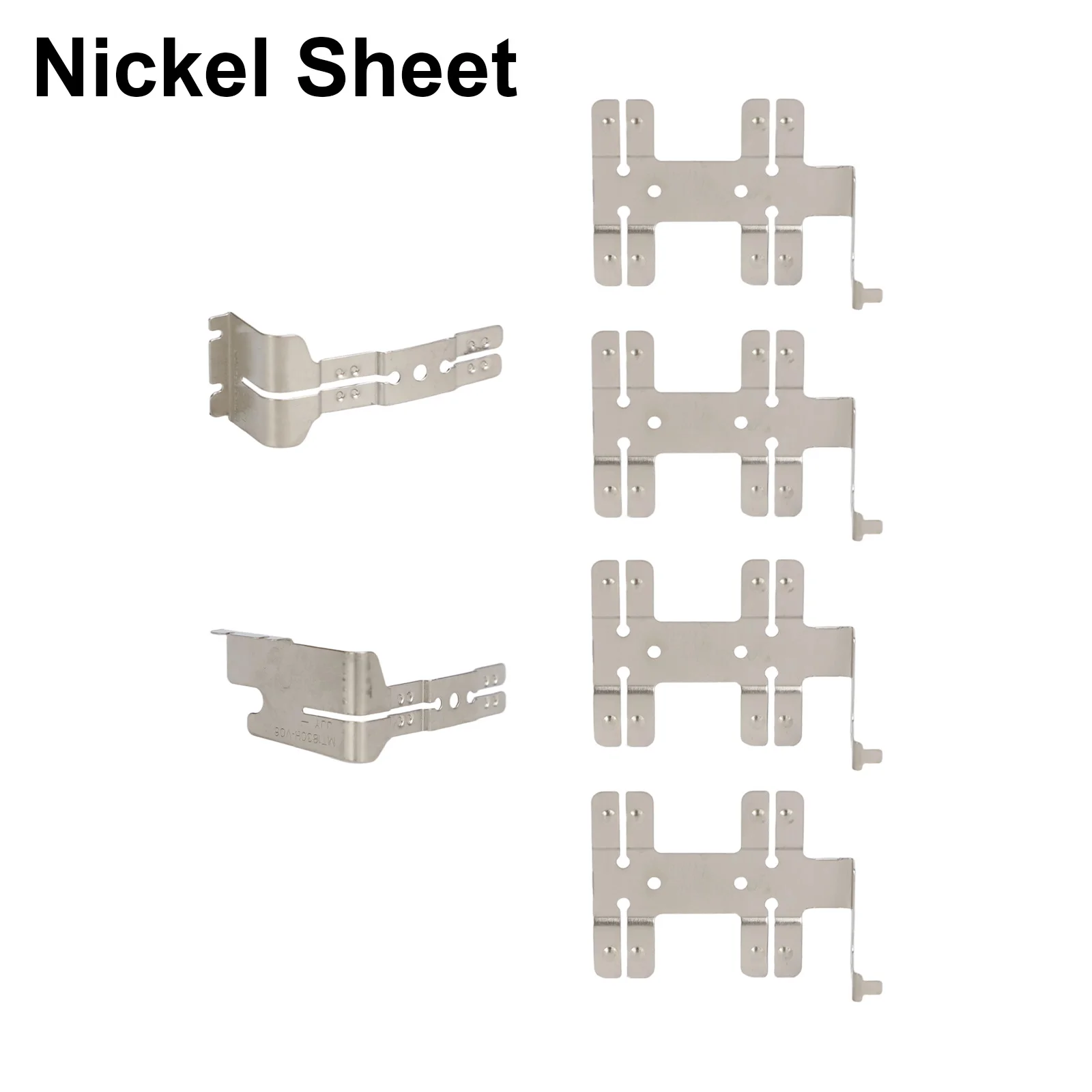 6pcs Nickel Sheet For BL1830B Charging Protection Circuit Board Kit Bl1815 5-cell/bl1830 10-cell/bl1860 15-cell Lithium Battery