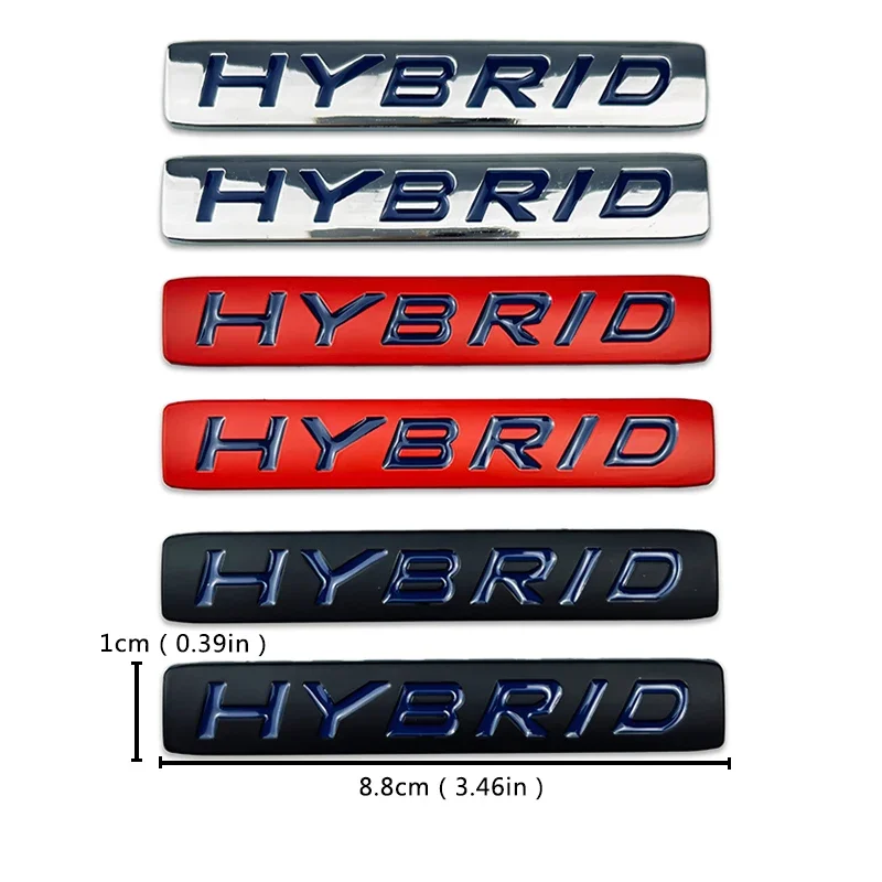 

Металлическая наклейка на задний значок багажника, эмблема на хвост для Toyota HYBRID Aygo CHR Auris Rav4 Yaris Corolla 4Runner Avalon, аксессуары