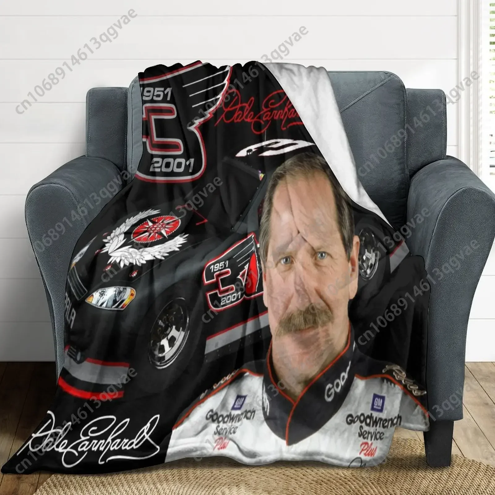 Dale Number 3 Earnhardt Furry Flannel Blankets Are Soft Comfortable and Warm Perfect for Winter Naps Homes Offices Travel