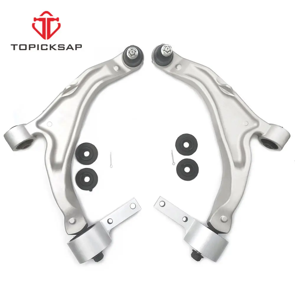 TOPICKSAP Front Lower Control Arm with Ball Joints Bushings Pair Kits for Honda Pilot 2009 2010 2011 2012 2013 2014 2015