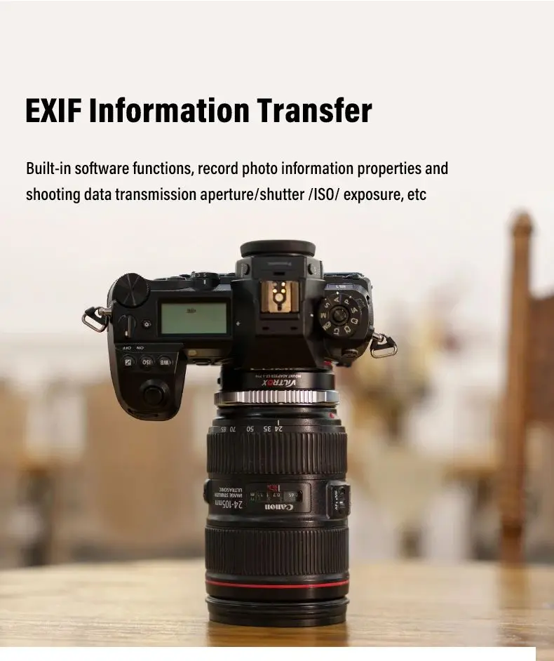 Adaptador de montagem de lente de foco automático VILTROX EF-L Pro EF-L para câmeras Canon EF EF-S para lentes de montagem em L