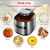 Joyoung Electric Pressure Cooker 4-in-1 Multifunction Rice Cooker For Home Kitchen Air Frying Cooking Rice Stew Y40C-B991