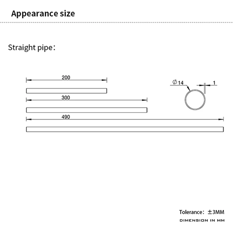 Barrow Metal Tube ( ID12mm + OD14mm ) + 1mm Thickness + 20 /30 /49cm Length Brass Pipe Surface Electroplating Cooling Tube