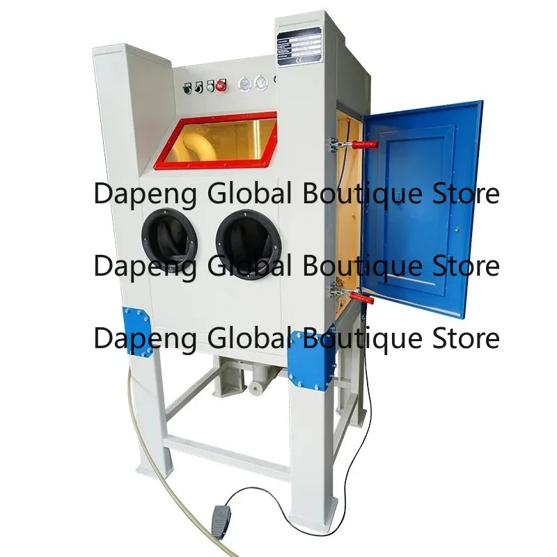 Manual Suction Type Dry Sand Blasting Cabinet Surface Rust Removal Sand Blasting Processing Equipment