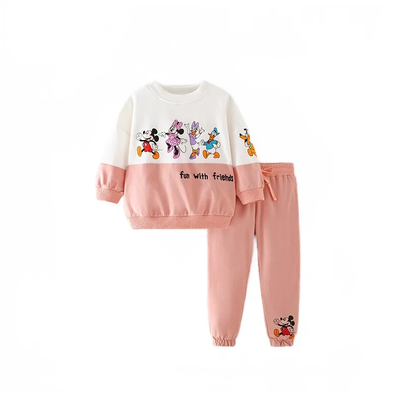 2024 Children Tracksuits Suits 0-6Y Toddler Girls Clothing Suit Long sleeve Sweater and Sports Pants Set