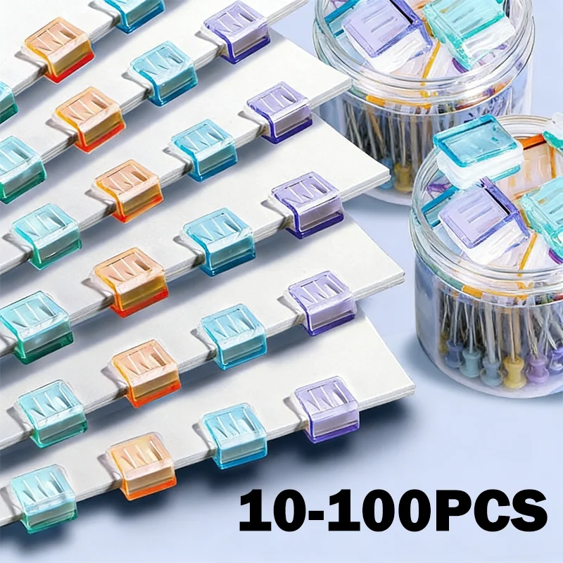 

Push Clip for File Organization Test Paper Storage Classification Binder Sturdy Sliding Clip for Documents Office Supplies