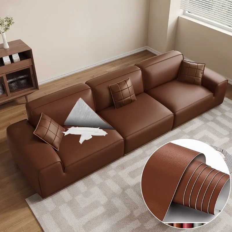 

Self Adhesive Leather Repair Patch for Sofa Car Seats Office Chairs Hand Bag Couch Scratch Tape Kit Waterproof Repair Stickers