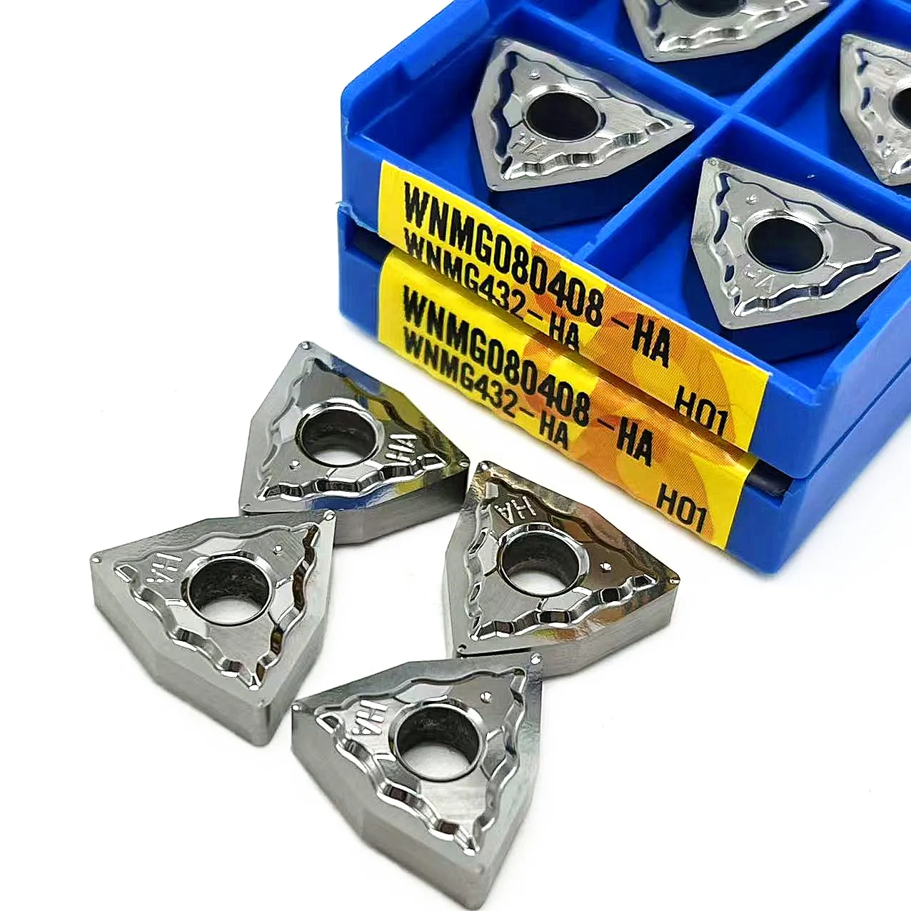 Strumento in alluminio WNMG080402 04 08 HA H01 nuova lama per scanalatura e scanalatura in lega di alluminio lama per macchina CNC utensili per tornitura in metallo