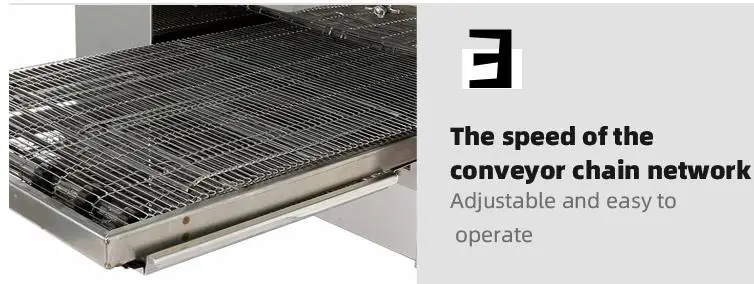 Oven Pizza Konveyor Komersial 110V 220V — Kesempurnaan yang Dipanggang Rantai untuk Titans Makanan Cepat Saji