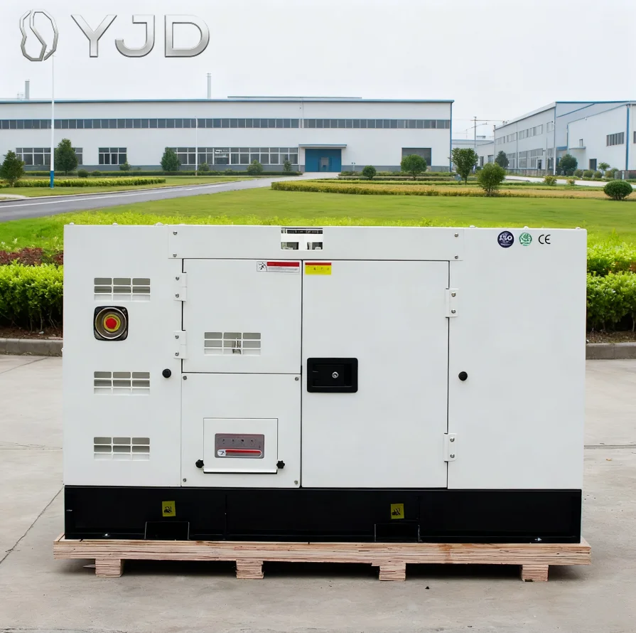EU Standard 20kw 25kw 25kva 30kva 35kva Silent Galvanized Canopy Diesel Generator Engine for ATS 12V DC Electric Start