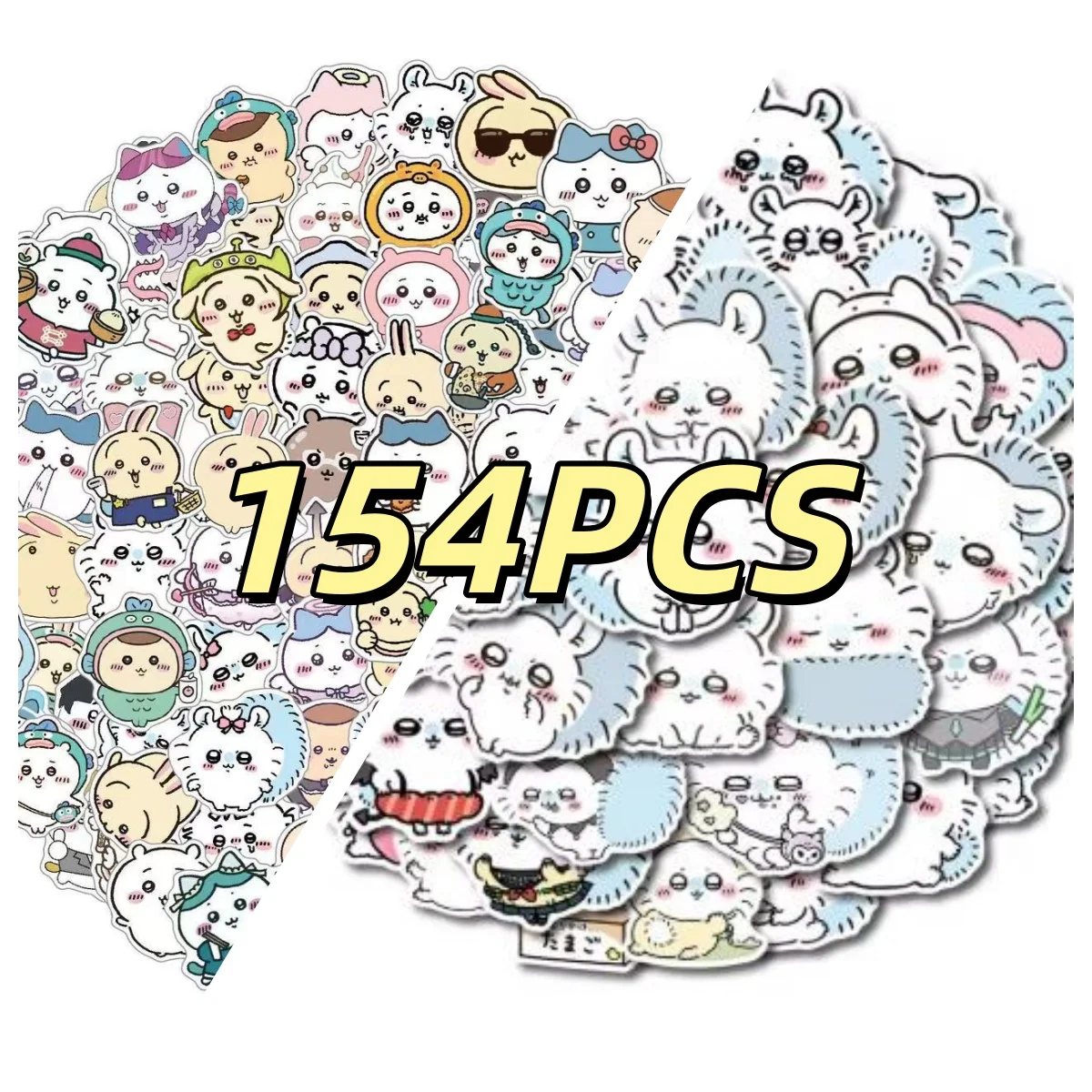 154 sheets of cute cartoon stickers, waterproof decorative stickers, mobile phone luggage, notebook stickers, children's gifts