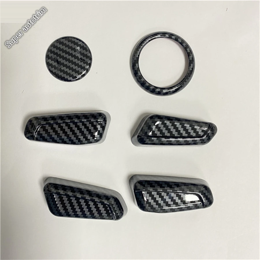 Interior Frame Mouldings Seat Adjustment Button Cover Trim Accessories For Hyundai Tucson NX4 2021 - 2025 / SANTA CRUZ 2022-2024