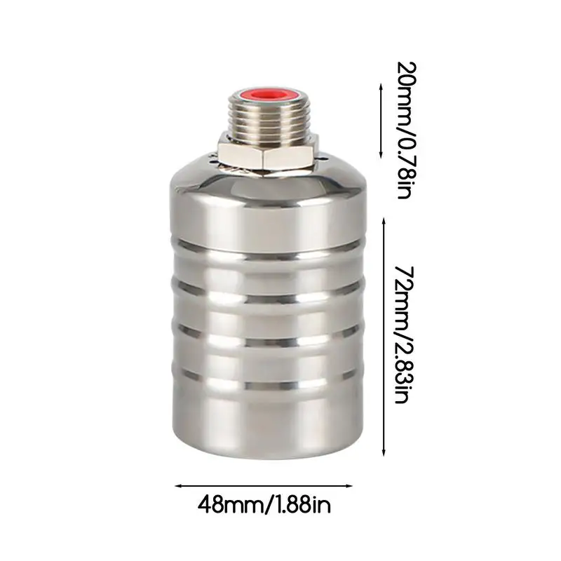 Stainless Steel Floating Ball ValveAutomatic Water Level ControlValve 3/4 Float ValveWater Tank Water Tower ShutoffValve