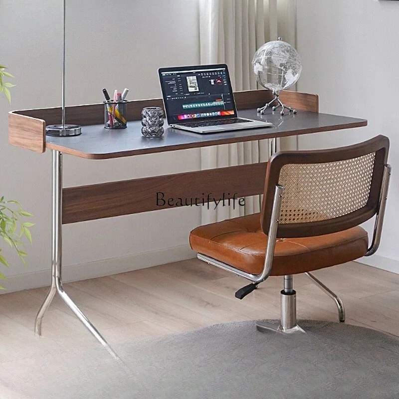 46 مكتب منزلي إسكندنافي شقة صغيرة مكتب عمل مكتب كمبيوتر #3