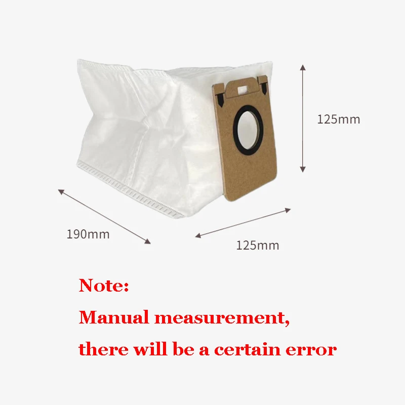 For XiaoMi Dreame Bot D10 Plus RLS3D Robot Vacuum Cleaner Replacement Parts Main / Side Brush Hepa Filter Mop Cloth Dust Bag