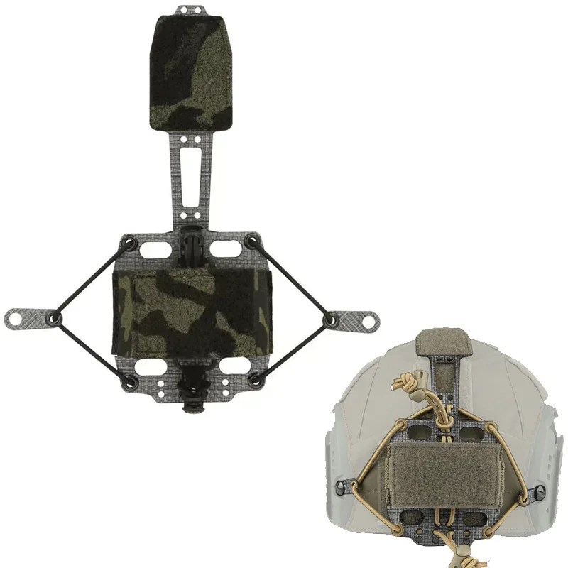 

Tactical Helmet Battery Case Pouch T Shape Frame Battery Pouch Airsoft Helmet Paste Attached Pouch Battery Storage Bag