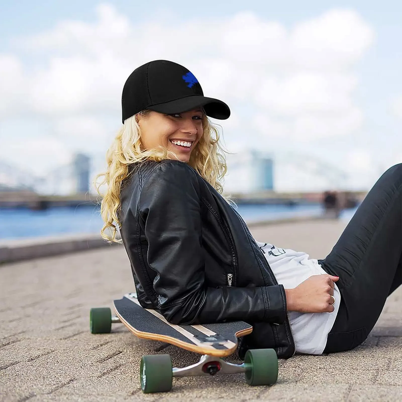 Isles of Lewis, Harris, Bernera, and Scalpay - Blue Baseball Cap Hood Military Cap Man Icon Beach Mens Tennis Women's