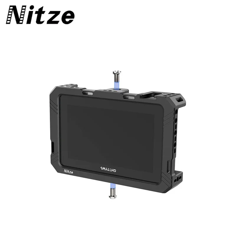 Gaiola de monitor NITZE para SmallHD Indie 5 / Cine 5 Display expansão de gaiola de coelho JT-S03A JT-S03B