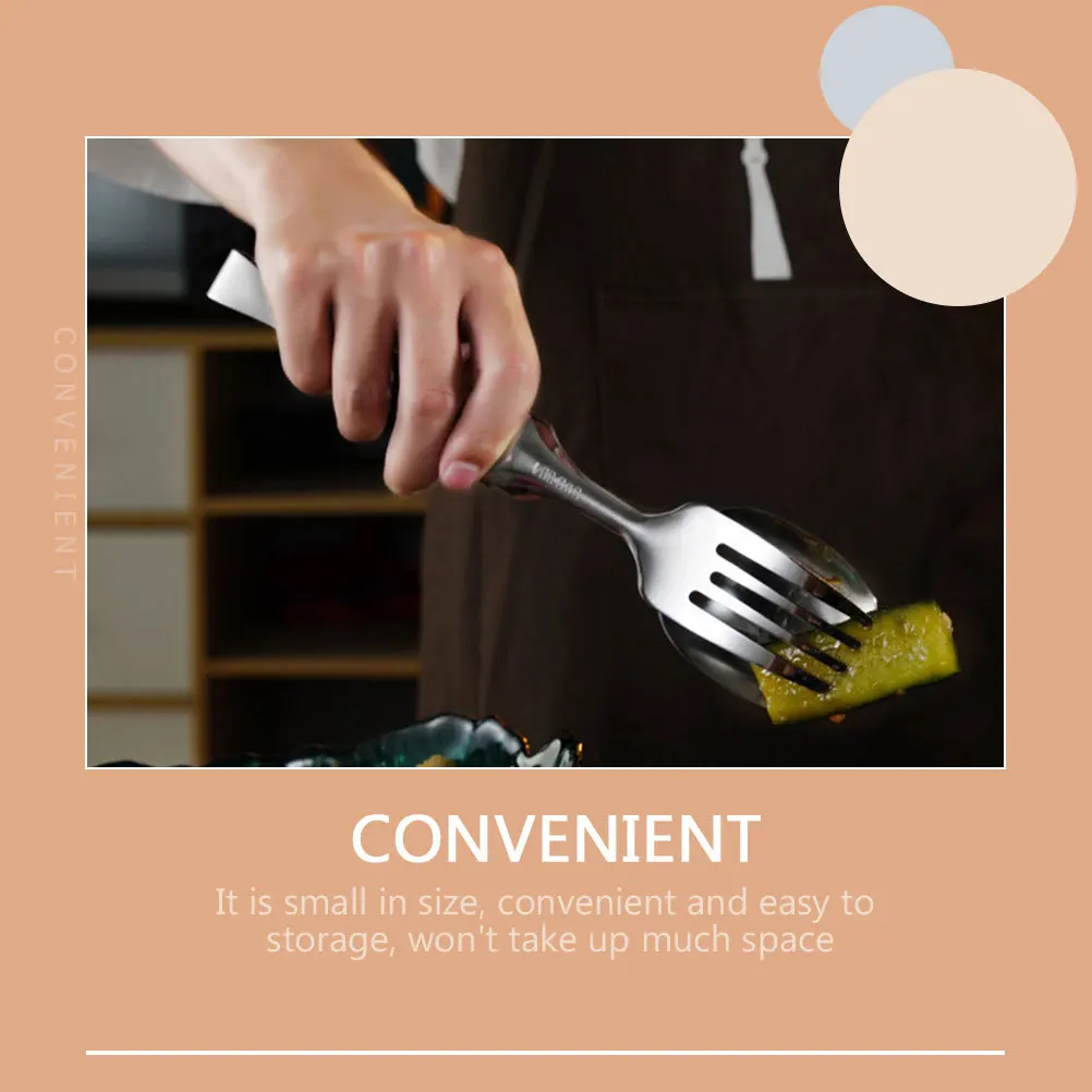 

Stainless Steel Bbq Tongs Heavy Duty Cooking Tongs for Barbecue Steak Ice Handling Outdoor Camping Kitchen Use