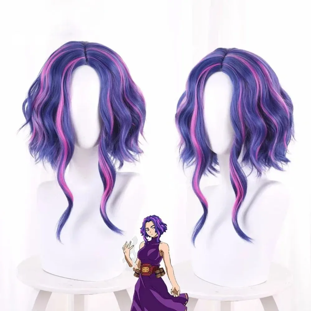 

Anime My Hero Academia Lady Nagant Cosplay Wig Season 6 Lady Nagant Long Blue And Purple Halloween Cosplay Wig Synthetic Wig