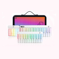 PopuPiano Smart Portable Piano Smart Portable Piano MIDI Controller Smart LED Keyboard Powerful Chord Pad