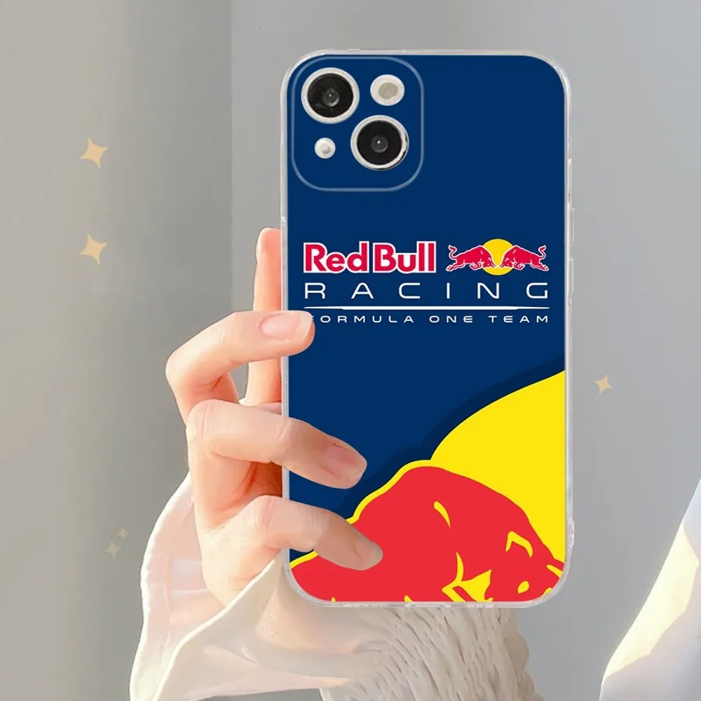 RED Energy drink Bull   Silicone Soft for iphone 15 14 13 12 11 Pro Mini XS MAX 8 7 6 Plus X XS XR Cover