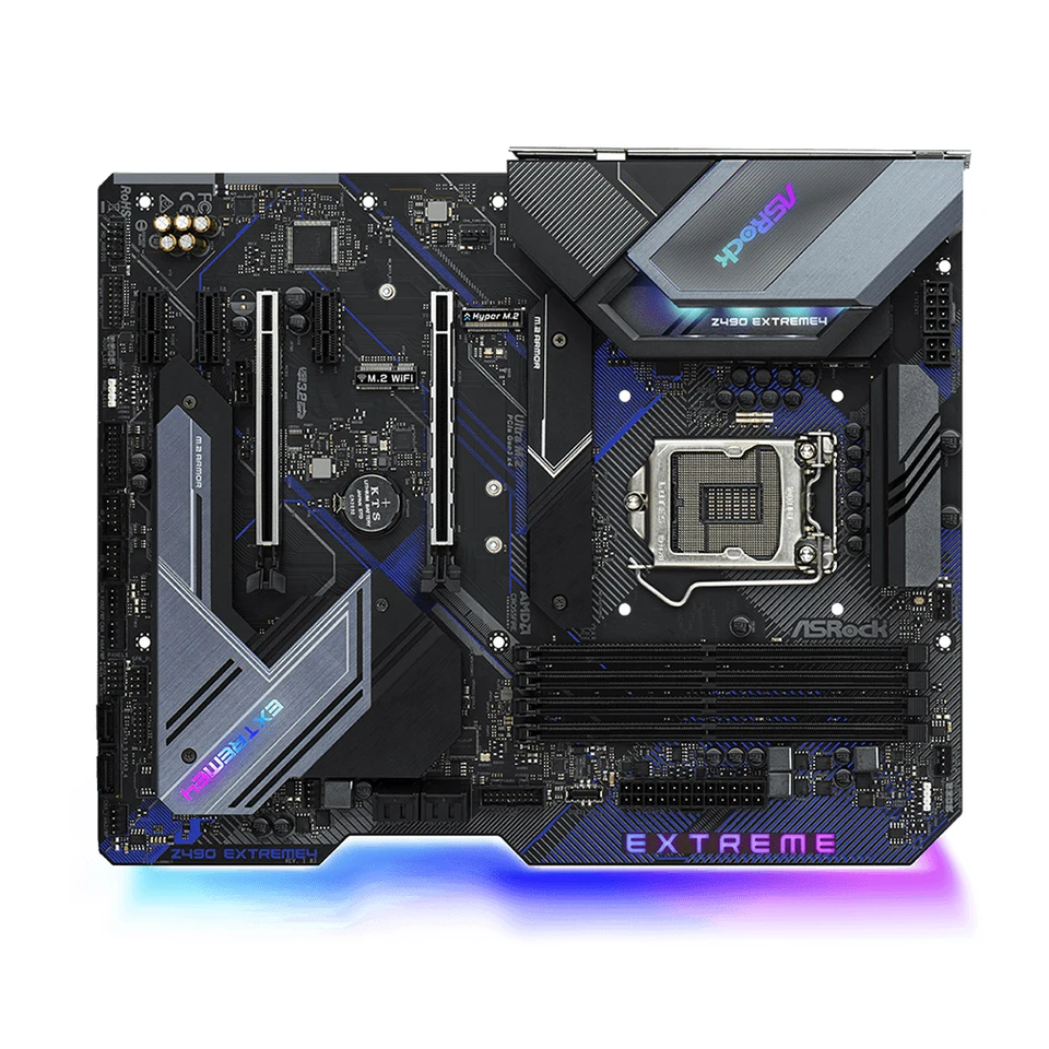 ASRock Z490 EXTREME4 Motherboard Support i9-11900K 10900 i7-11700F