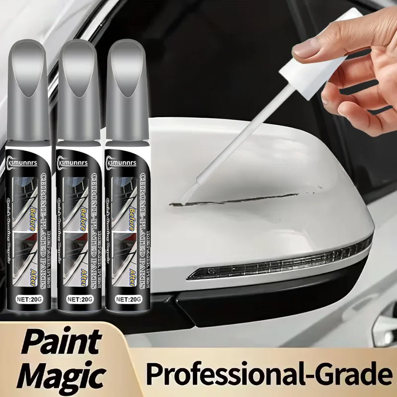 Car Scratch Repair Paint Pen - Instant Touch-Up Suitable for Dashboards, Doors, Trim, Buttons & Switches, Self