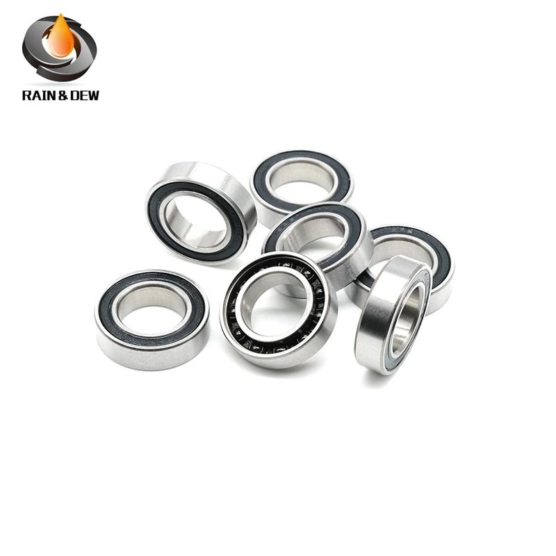 2Pcs 16100 2RS CB Ceramic Ball Bearings 6000 2RS Hybrid Ceramic Bearing ABEC-7 Bicycle Bottom Parts 10x28x8 mm view 4
