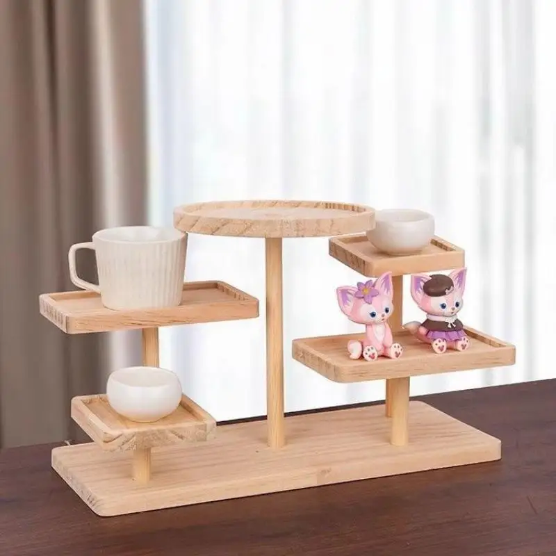 

Wooden Storage Shelves Home organizing Desktop Storage Rack Multi-Layer storage Shelf with Perfume,Doll,Cosmetics Available