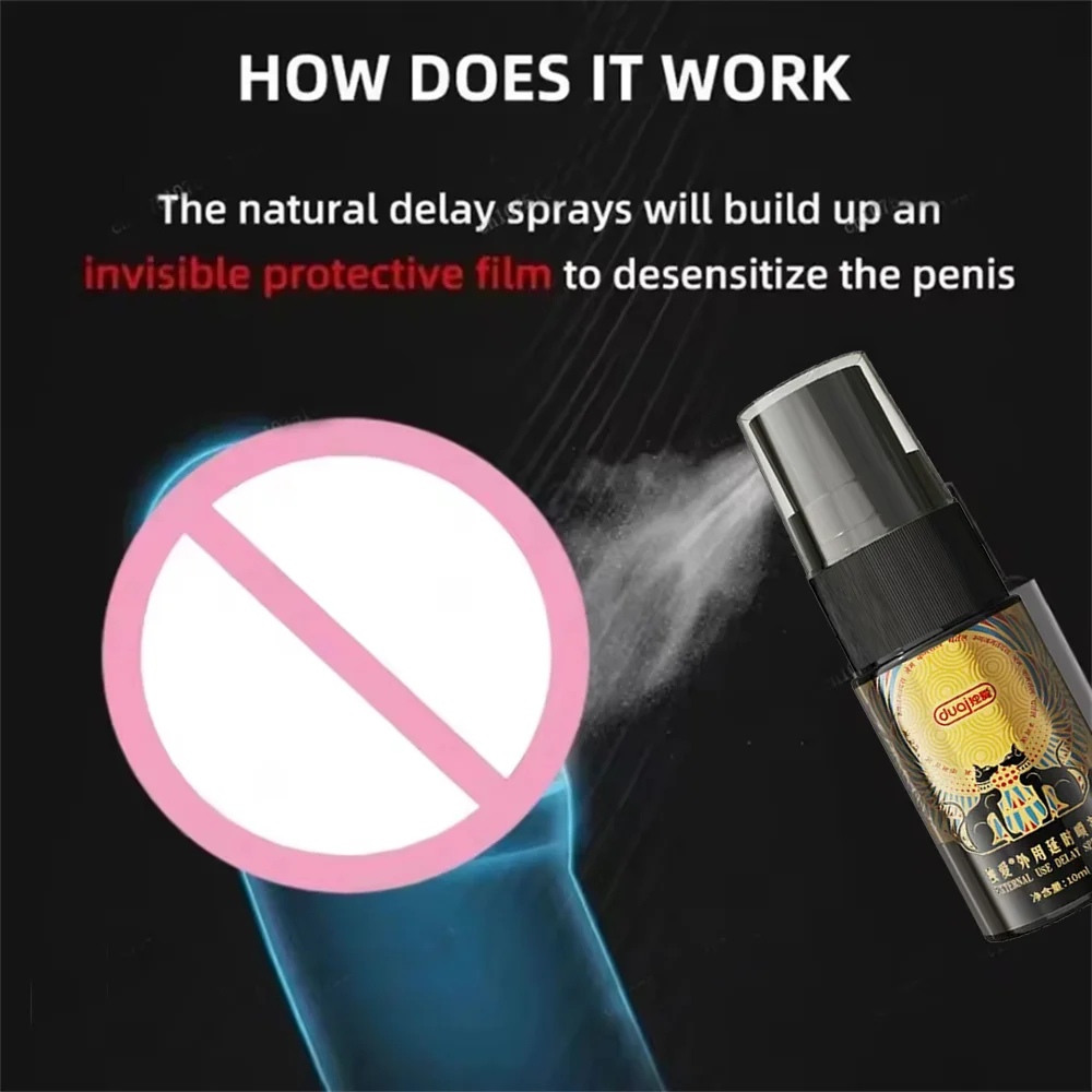 Men's delay time spray