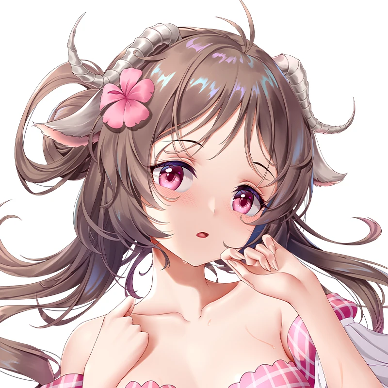 Eyjafjalla (여름 꽃) (Arknights) 다키마쿠라 섹시한 애니메이션 소녀 바디 베개 커버 베갯잇