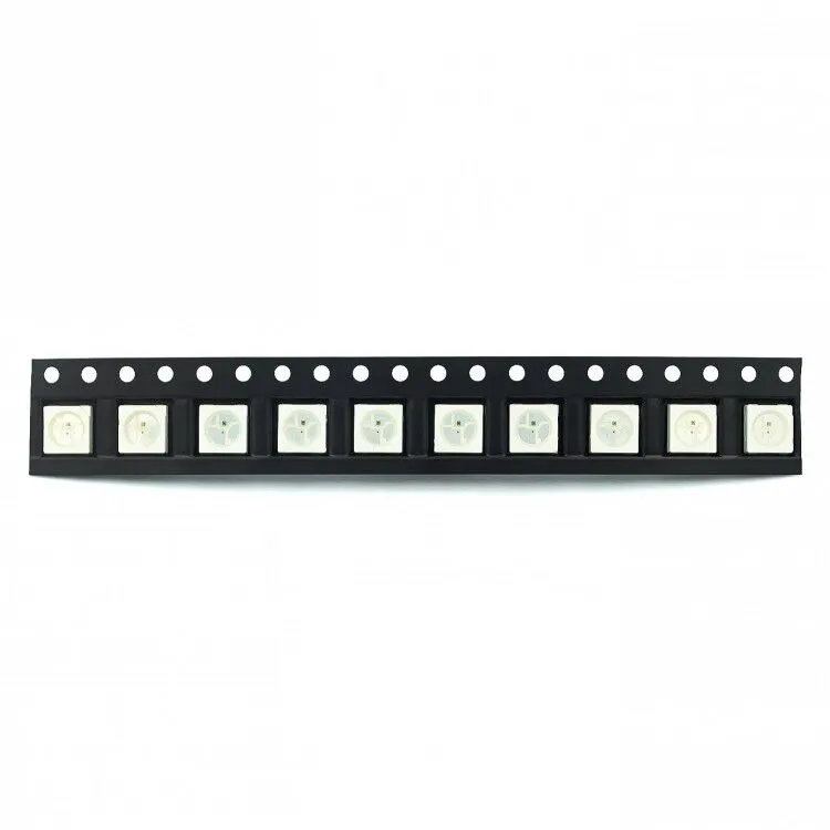 RGB WS2812B full-color drive LED lamp beads with 4 feet and 10 feet